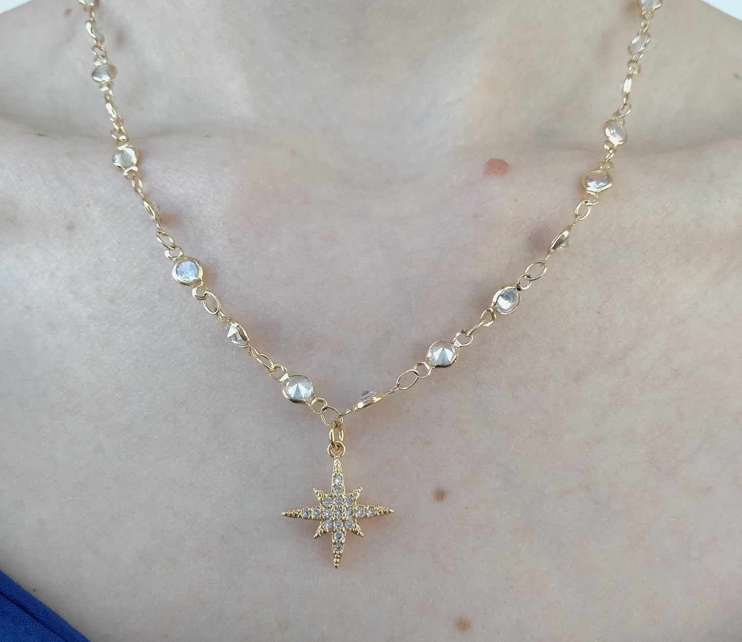 Star Necklace and Earring Set